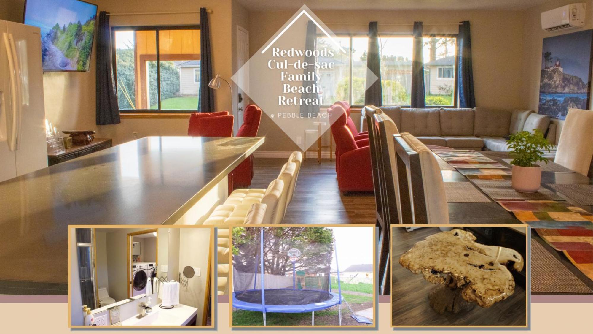 Private Home - Playground, Jumping Mat, Bbq, Darts, Firepit, Gazebo, 4 Smart Tvs, White Cotton Bedding, - The Redwood Cul-De Sac Beach Retreat Crescent City Zewnętrze zdjęcie